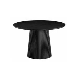 Elodie Round Dining Table – Black