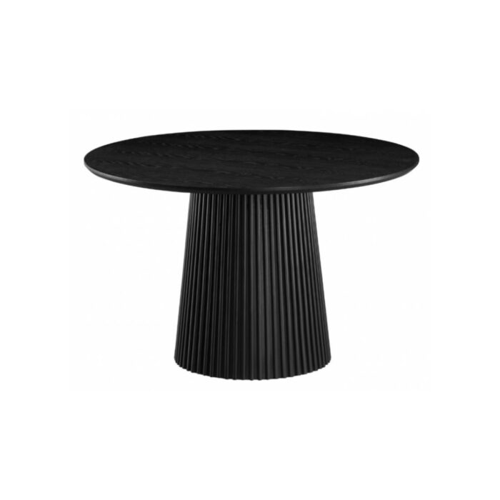 Elodie Round Dining Table 1.2m – Black