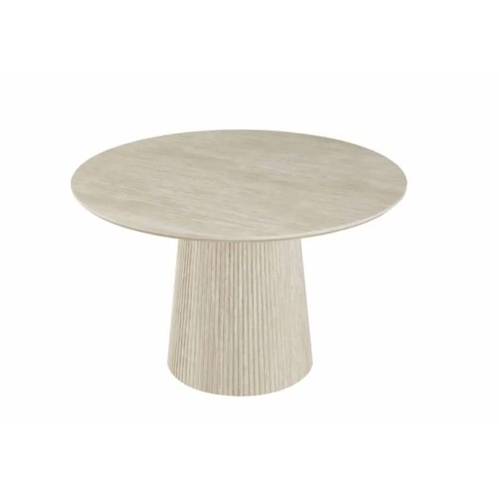 Elodie Round Dining Table – Travertine (2)