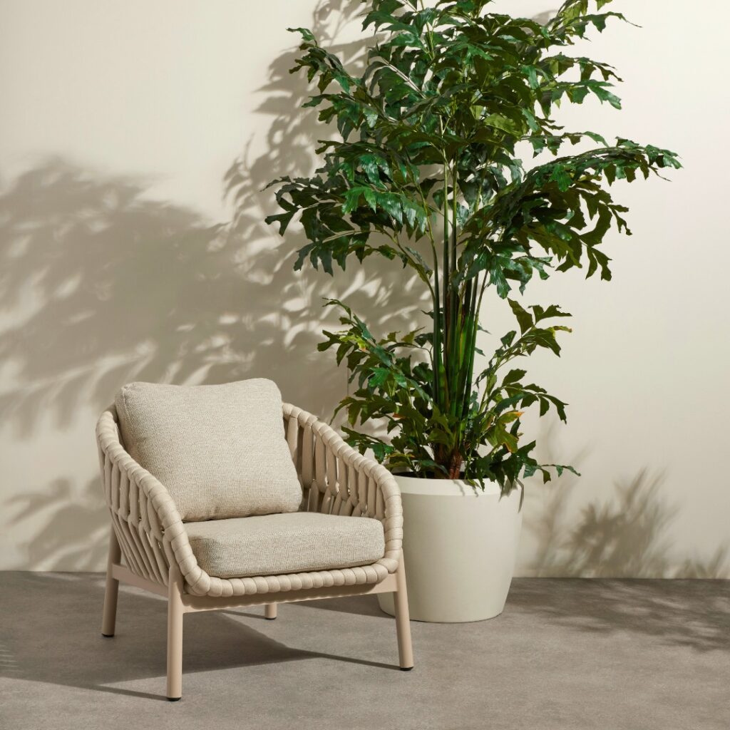 Elwood Outdoor Chair Cream