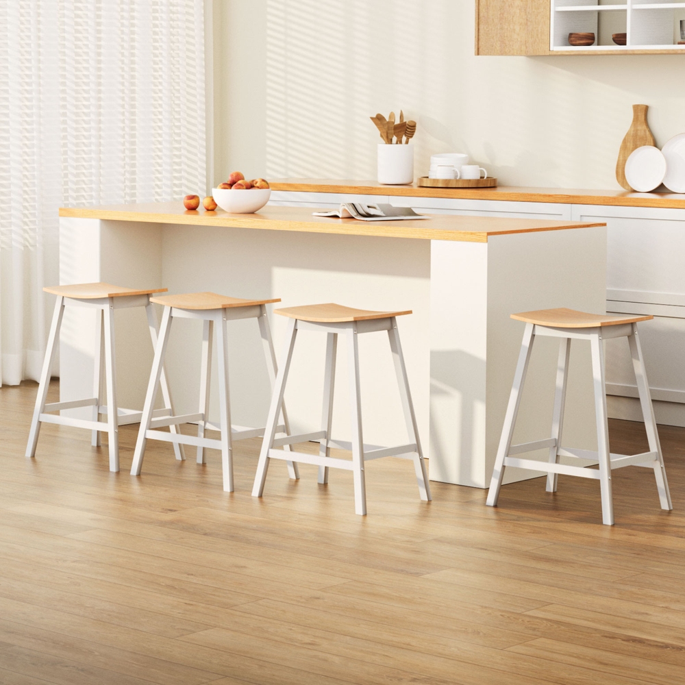 Willow oak bar stool set of 4, stylish design, sturdy construction, comfortable seating, easy assembly