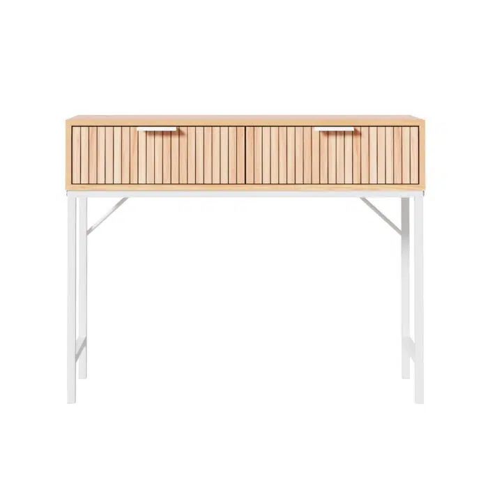 Sora Console Table – 2 Drawers (92cm)