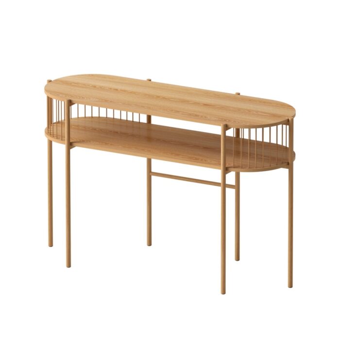Reef Console Table Natural Pine Rustic Stylish Storage