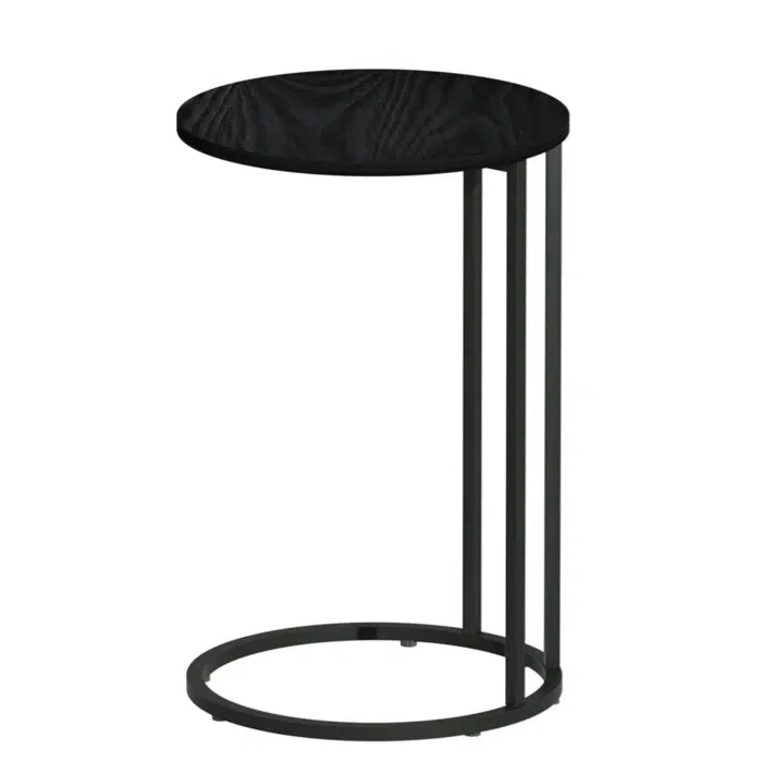 Kara SideTable – Round Black