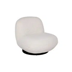 Felicity Swivel Occasional Chair Ivory Boucle