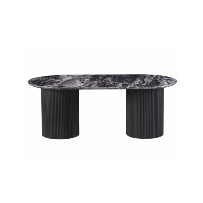 Felix Oval Coffee Table 1.2m – Black