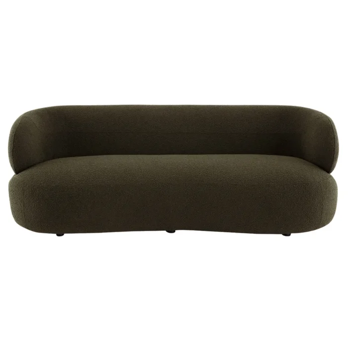 Greenwich 3 Seater Sofa – Green Boucle