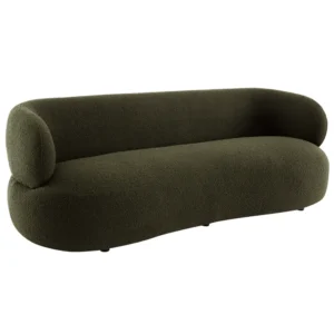 Greenwich 3 Seater Sofa Green Boucle2