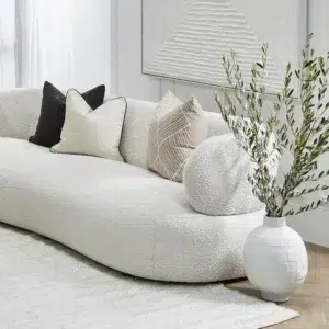 Greenwich 3 Seater Sofa Ivory Boucle1