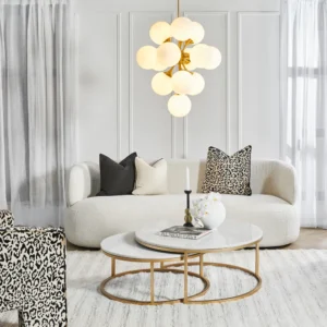 Greenwich 3 Seater Sofa Ivory Boucle3