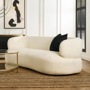 Greenwich 3 Seater Sofa Ivory Chenille3