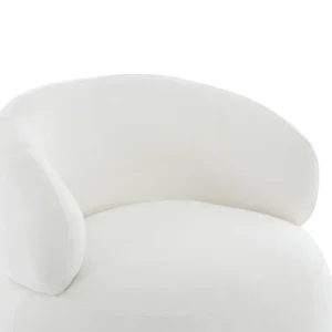Greenwich Swivel Occasional Chair Ivory Chenille4