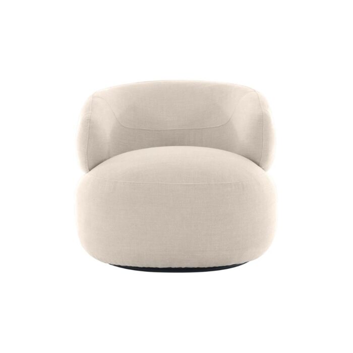 Greenwich Swivel Occasional Chair – Natural Chenille