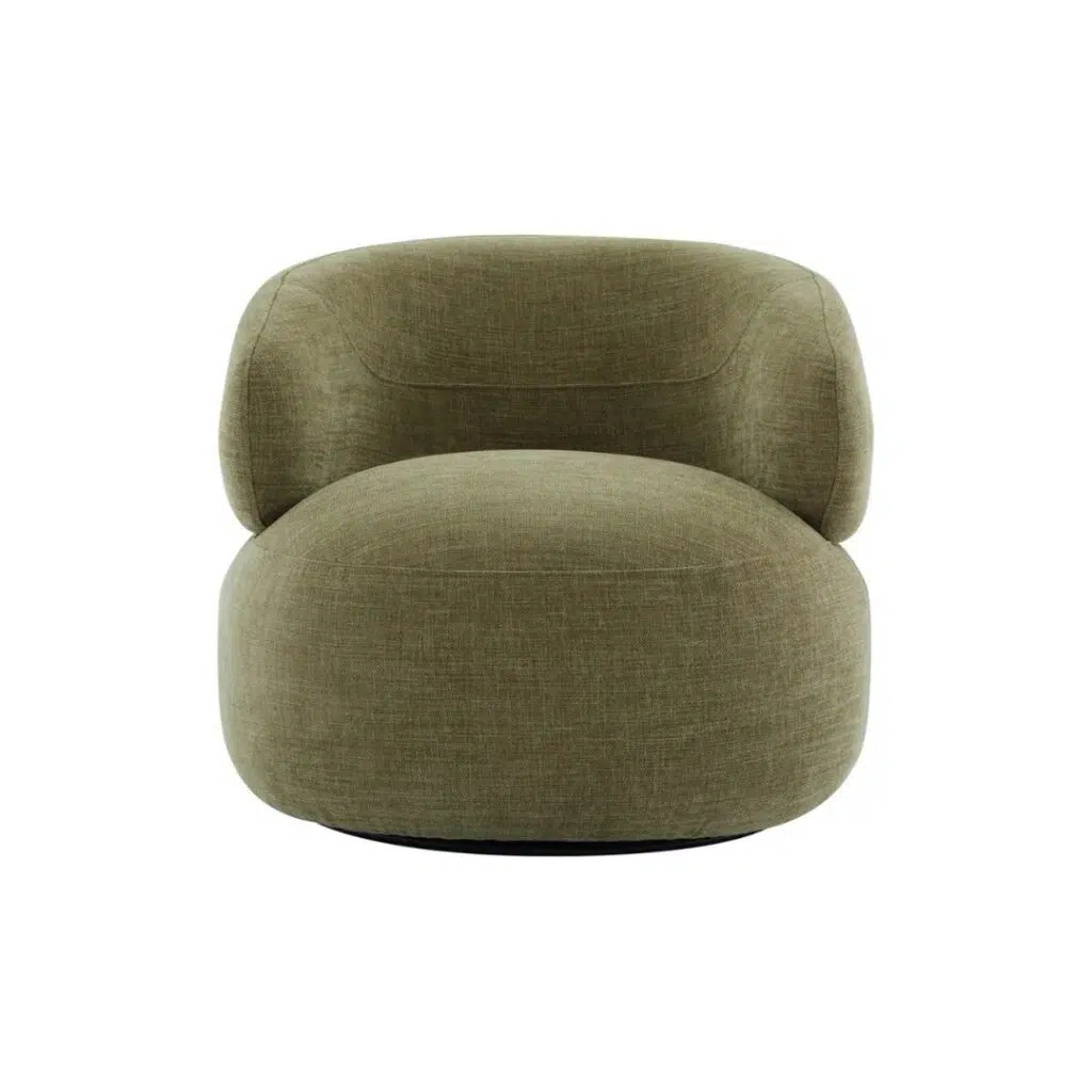 Greenwich Swivel Occasional Chair Sage Chenille1
