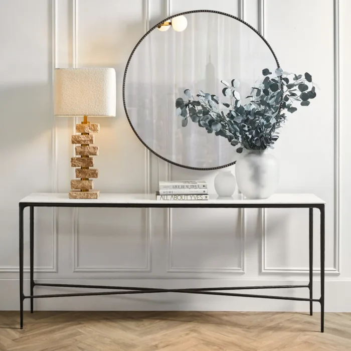 Hamburg Marble Table Lamp Natural1