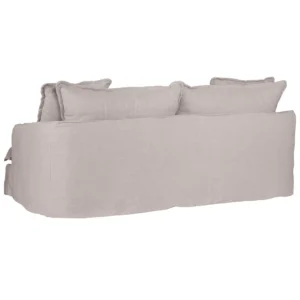 Hayman 3 Seater Slip Cover Sofa Natural Linen3