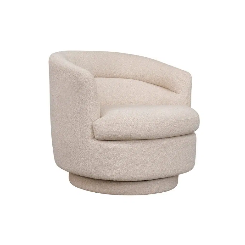 Holly Swivel Arm Chair Natural