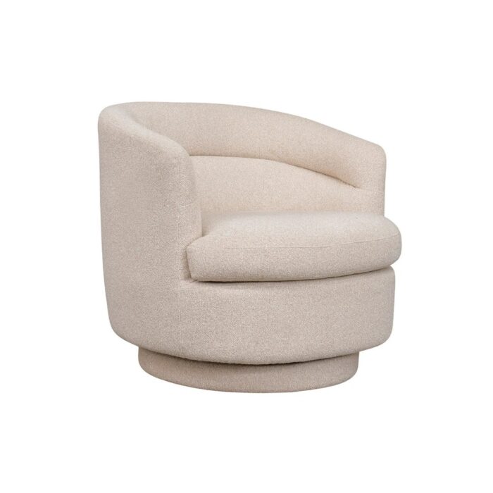 Holly Swivel Arm Chair – Natural