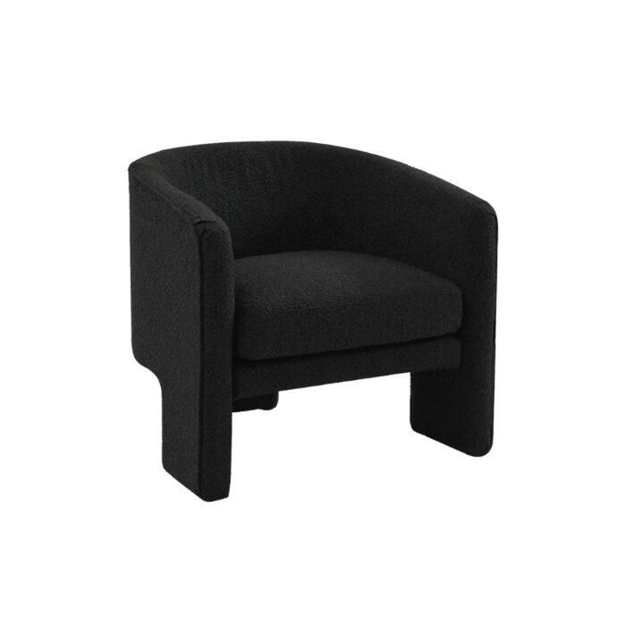 Kylie Arm Chair Black Onyx Boucle