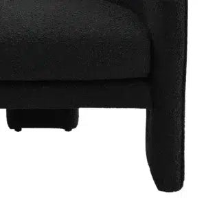 Kylie Arm Chair Black Onyx Boucle4
