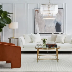 Kylie Arm Chair Caramel Velvet1