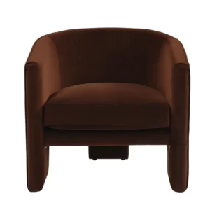 Kylie Arm Chair Dark Chocolate Velvet1