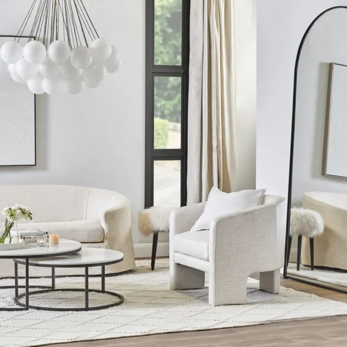 Kylie Arm Chair Natural Linen1