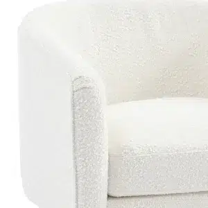 Kylie Arm Chair White Boucle3