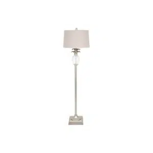 Langley Floor Lamp   Antique Silver