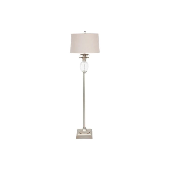 Langley Floor Lamp   Antique Silver