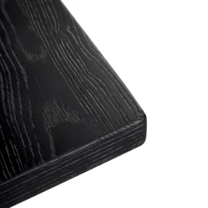Leeton Oak Dining Table 2m Black4