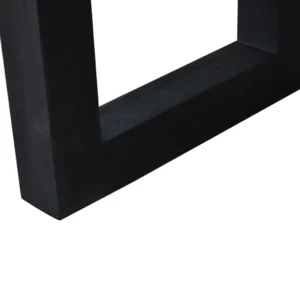 Leeton Oak Dining Table 2m Black5
