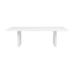 Leeton Oak Dining Table 2m White2