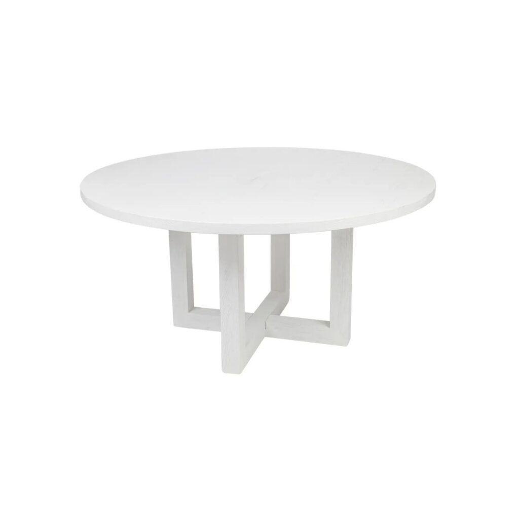 Leeton Oak Round Dining Table 1