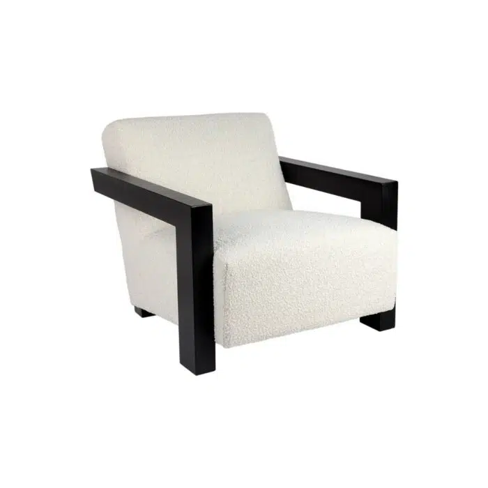 Lennon Arm Chair – Ivory Boucle