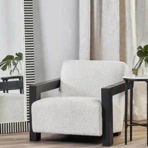 Lennon Arm Chair Ivory Boucle3