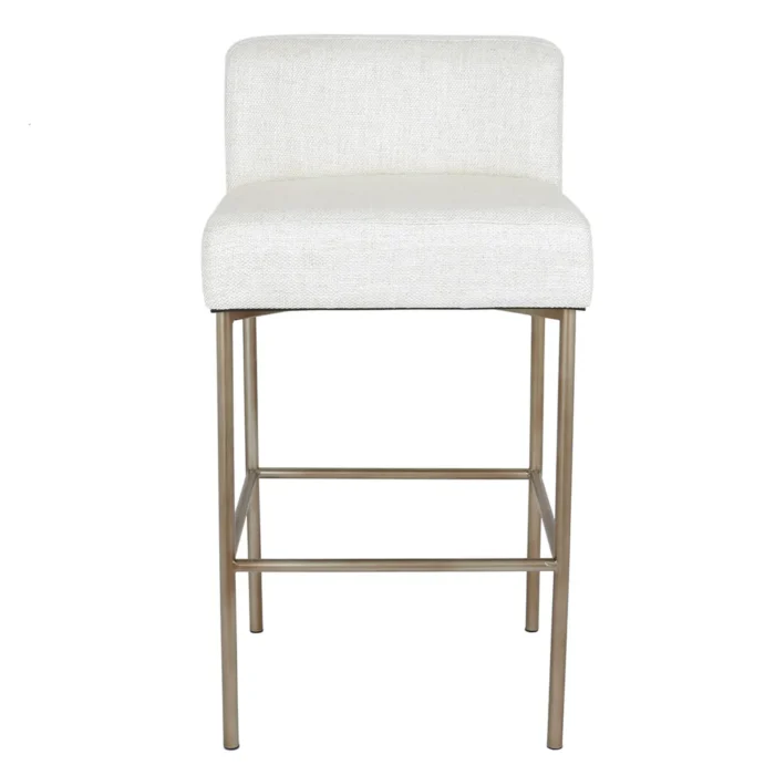 Leon Kitchen Stool Natural Linen2
