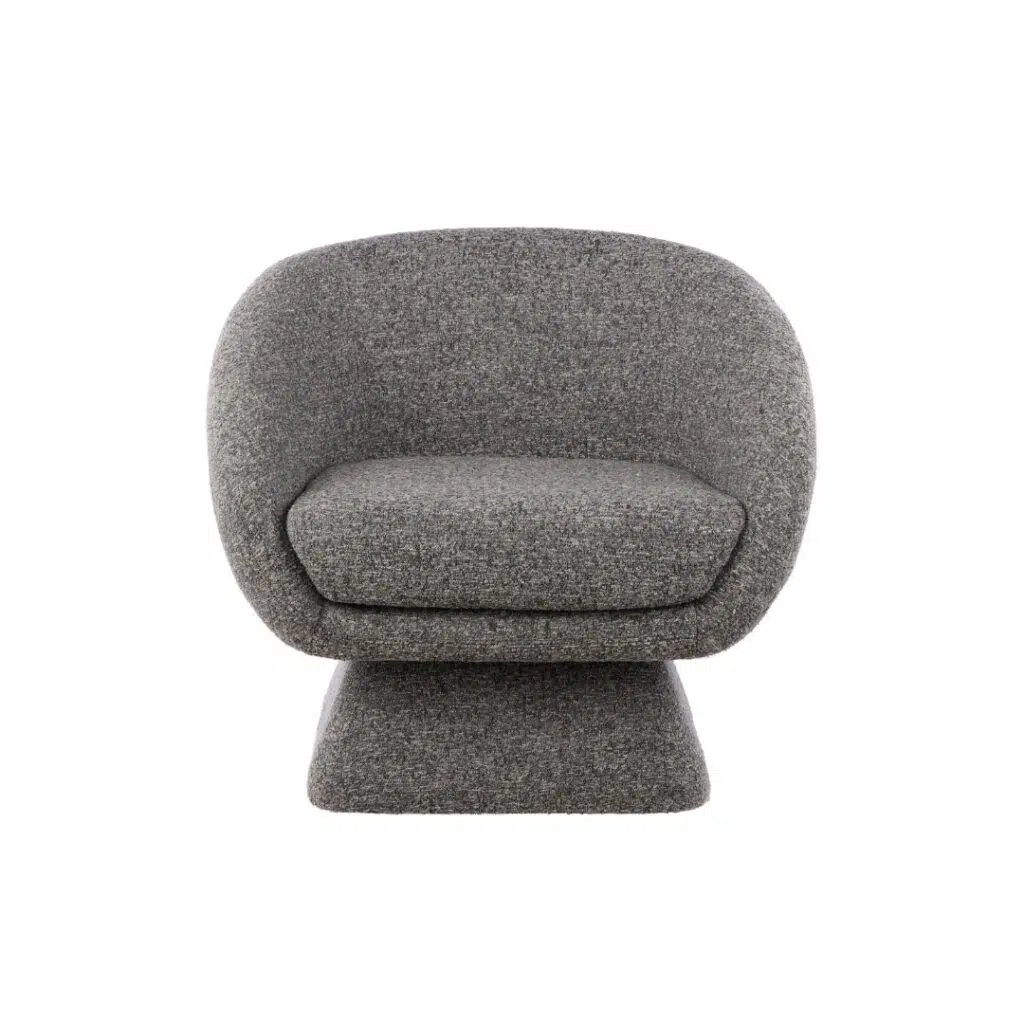 Lucca Swivel Chair Grey