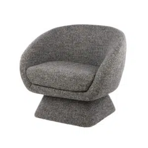Lucca Swivel Chair Grey