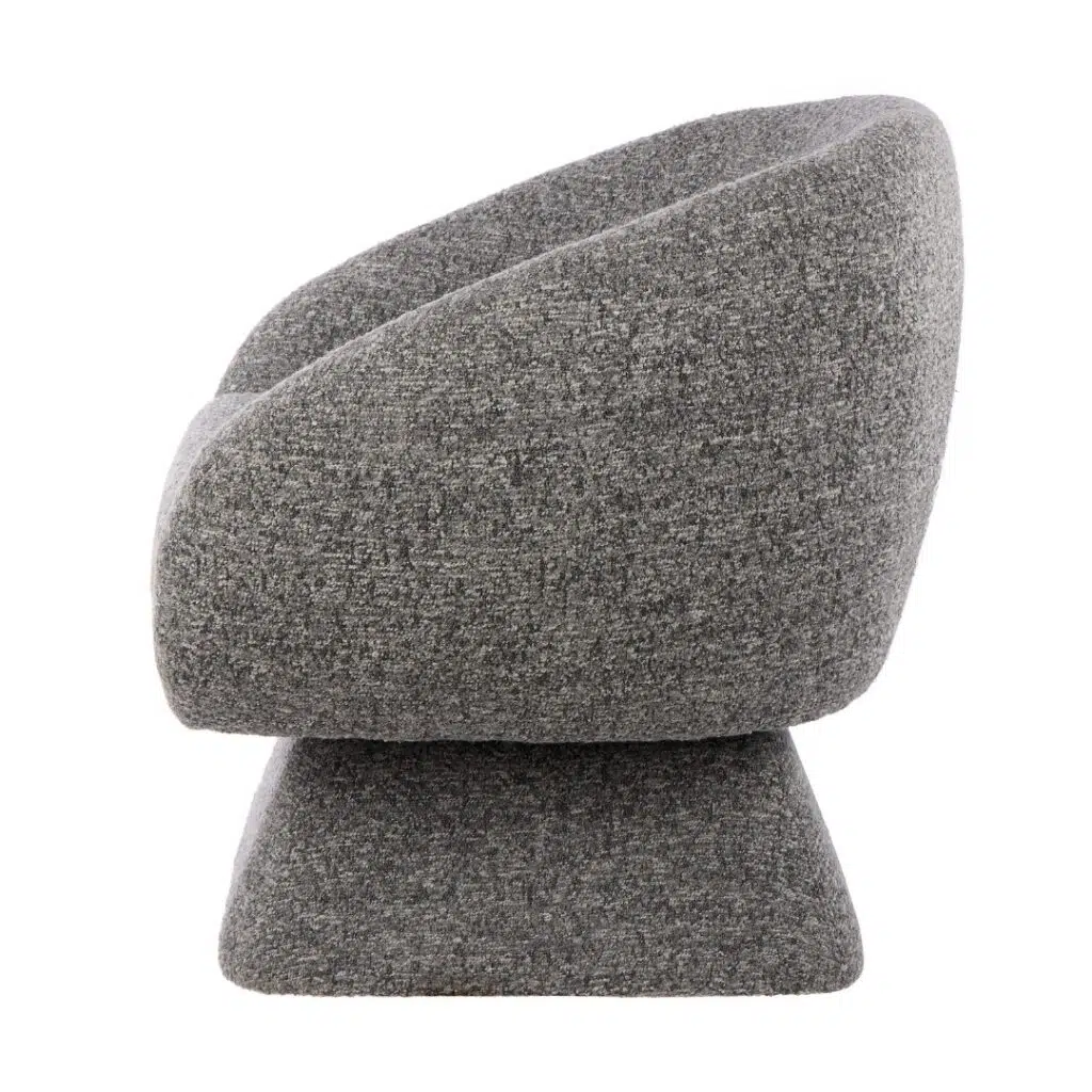Lucca Swivel Chair Grey