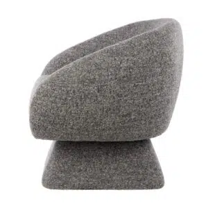 Lucca Swivel Chair Grey