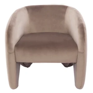 Maine Arm Chair Taupe Velvet1