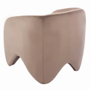 Maine Arm Chair Taupe Velvet3