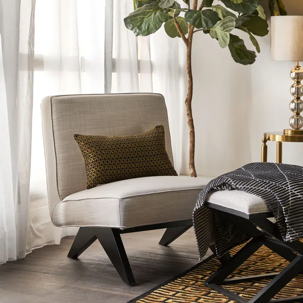 Martyn Slipper Chair Off White Linen1