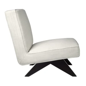 Martyn Slipper Chair Off White Linen3