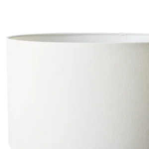 Mendoza Table Lamp White W White Shade6