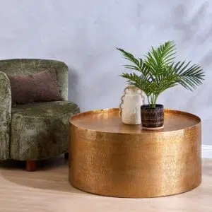 Mesima Side Table Antique Gold