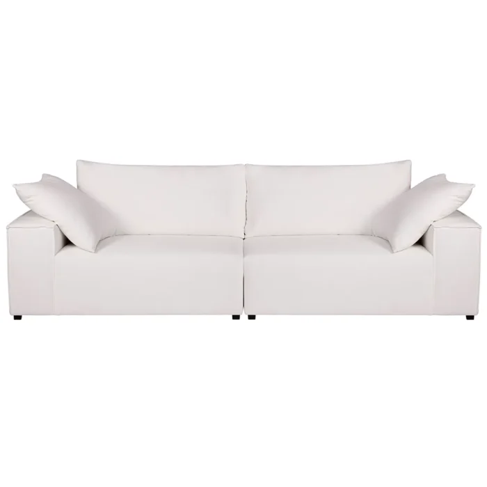 Midtown 4 Seater Sofa – White Linen