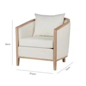Monet Armchair White