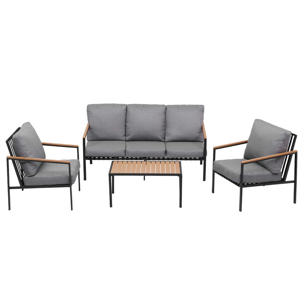 Arlo 5-Seater Outdoor Sofa Set with Table, Durable and Comfortable